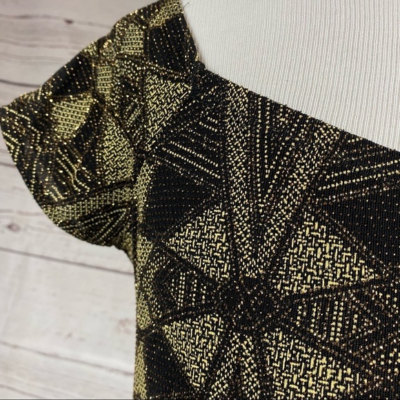 PAPAYA spandex night out sparkly mini dress Sz L - Picture 13 of 14